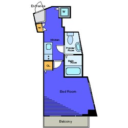 エクセリア旗の台の物件間取画像